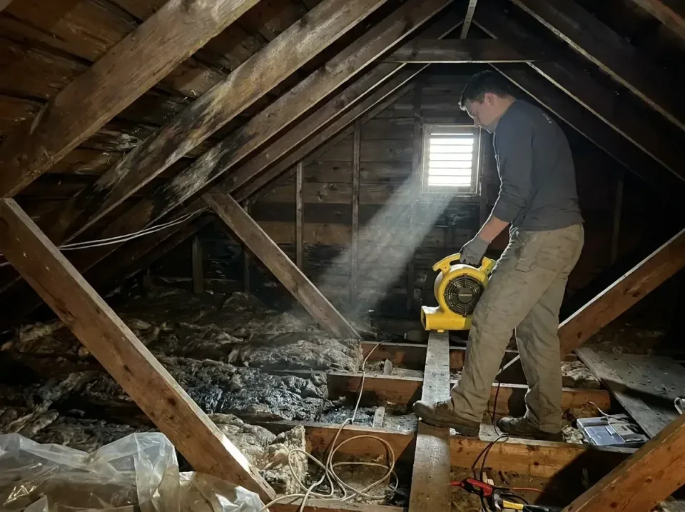 attic-water-damage-drying-proc-007 — frequently asked questions, Emergency Water Extraction & 24/7 Flood Response in Brevard…